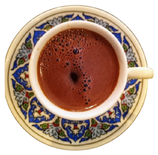 brewing Turkish Coffee Cup